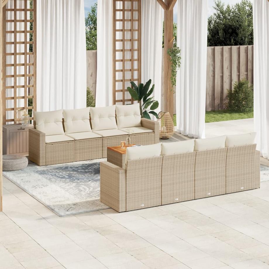 VidaXL Garten sofagarnitur poly-rattan  