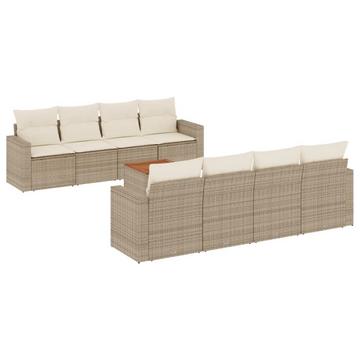 Garten sofagarnitur poly-rattan
