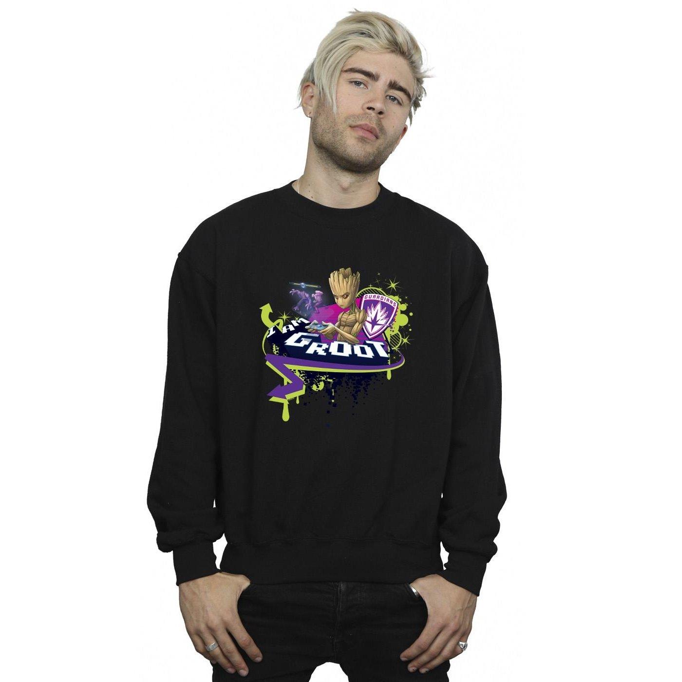 MARVEL  Guardians Of The Galaxy Groot Gaming Holo Sweatshirt 