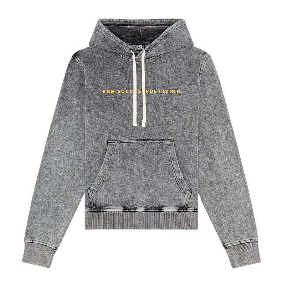 DIESEL Kapuzenpullover mit Logo-Print  