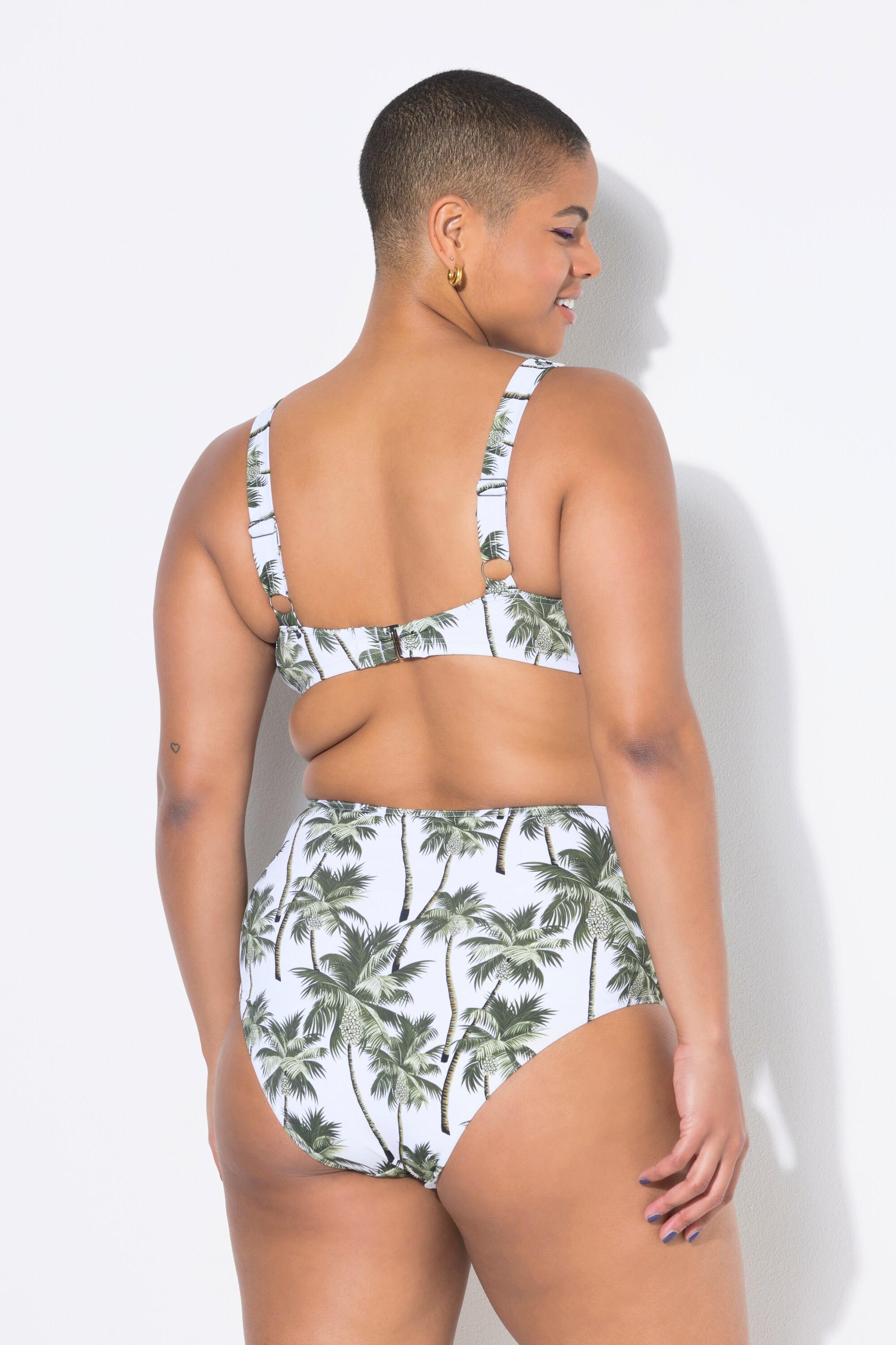 Studio Untold HighWaist Palmenprint Shaping Bikini-Slip  