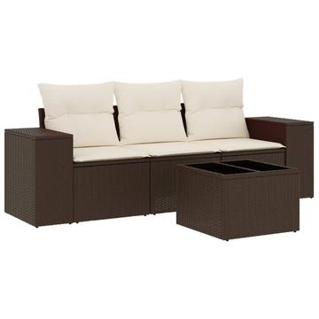 Garten sofagarnitur poly-rattan
