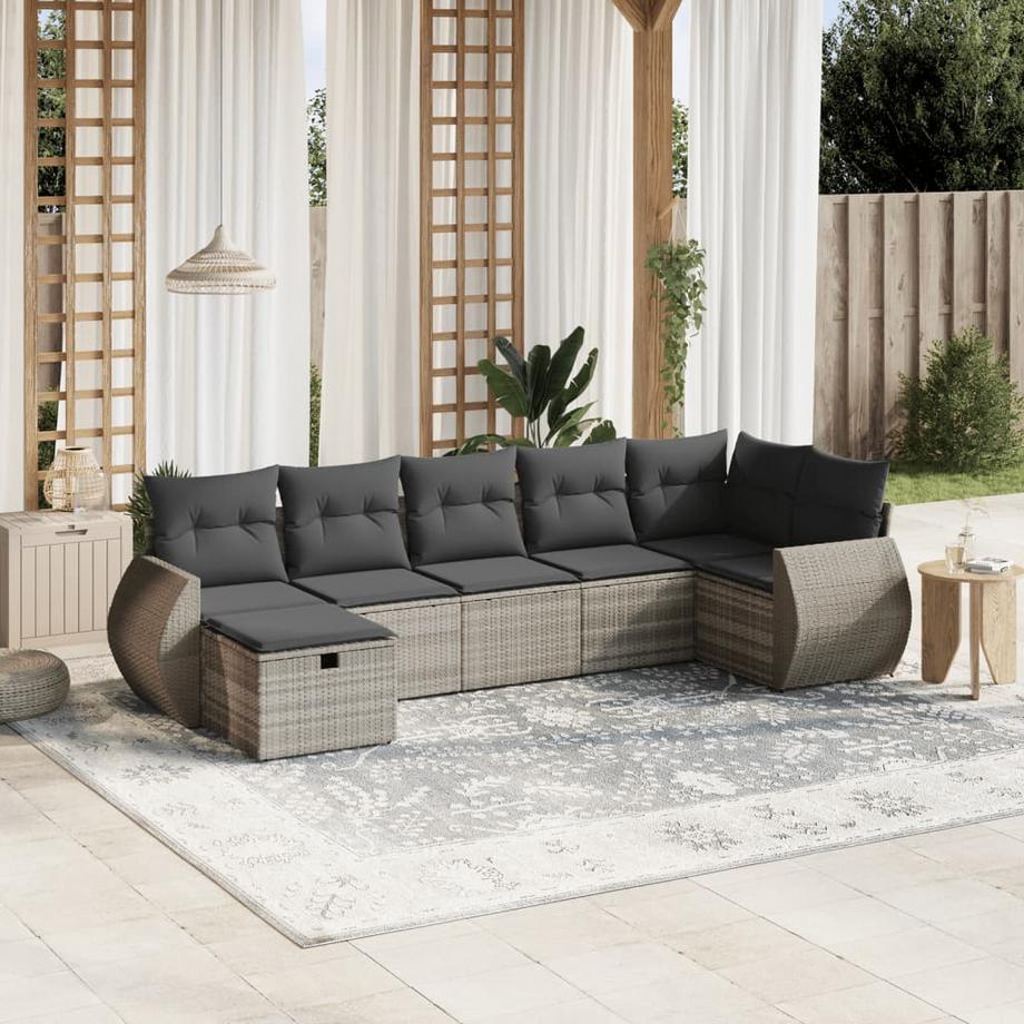 VidaXL Garten sofagarnitur poly-rattan  