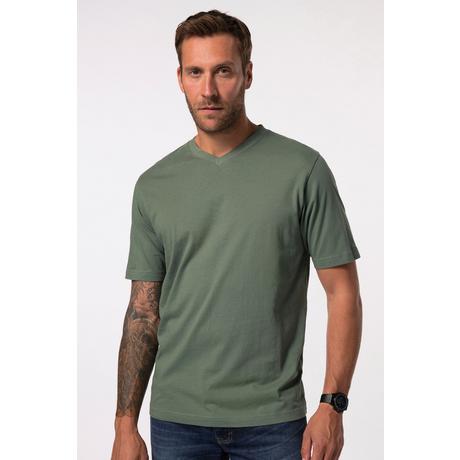 JP1880  T-Shirt, Basic, V-Ausschnitt, bis 8XL 