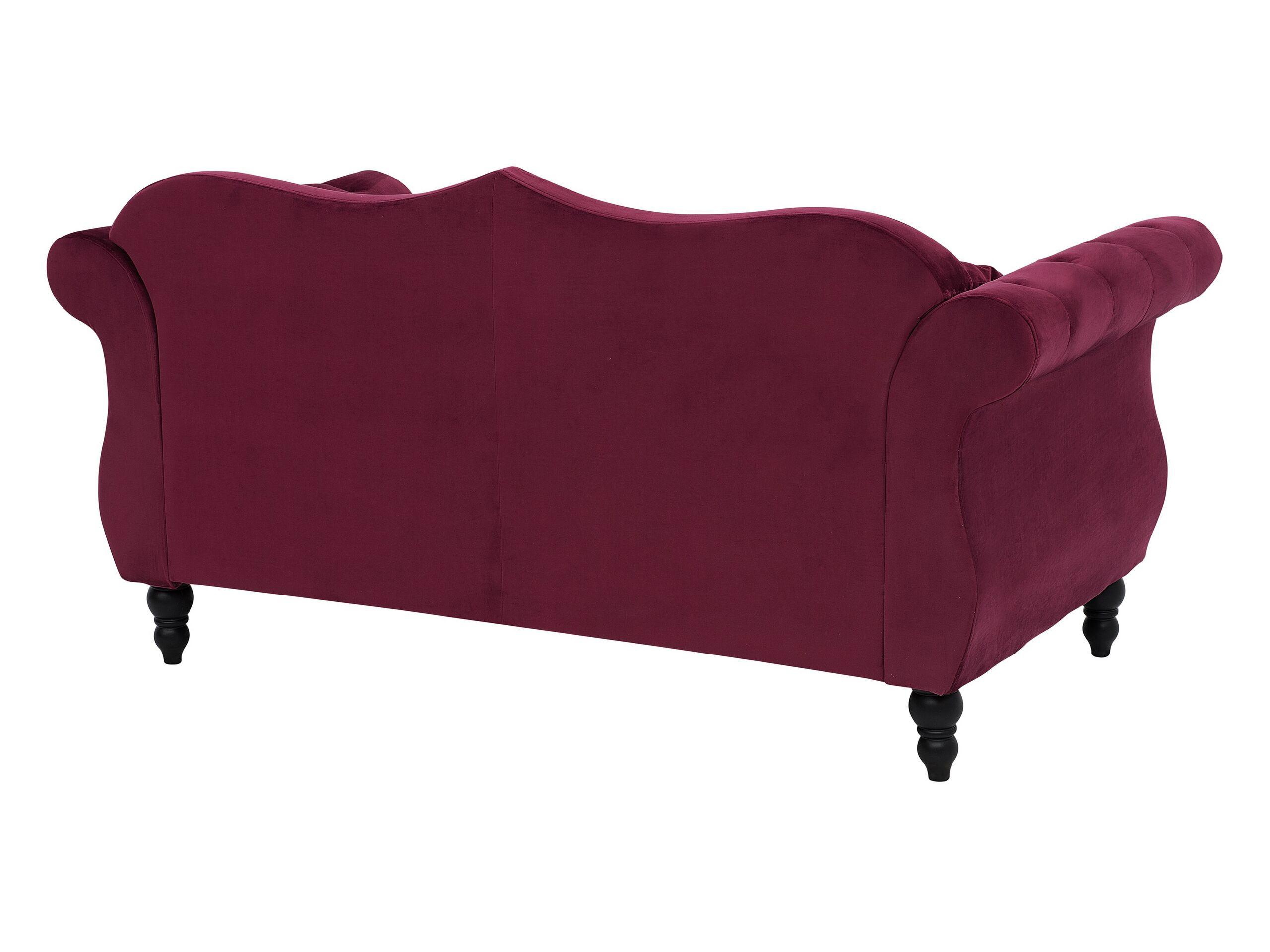 Beliani 2 Sitzer Sofa aus Samtstoff Glamourös SKIEN  