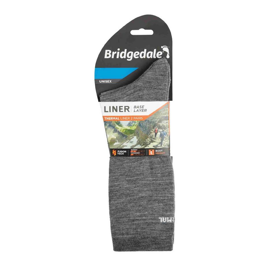 Bridgedale  2er Pack Liner Basisschicht Thermo Liner Stiefelsocken 