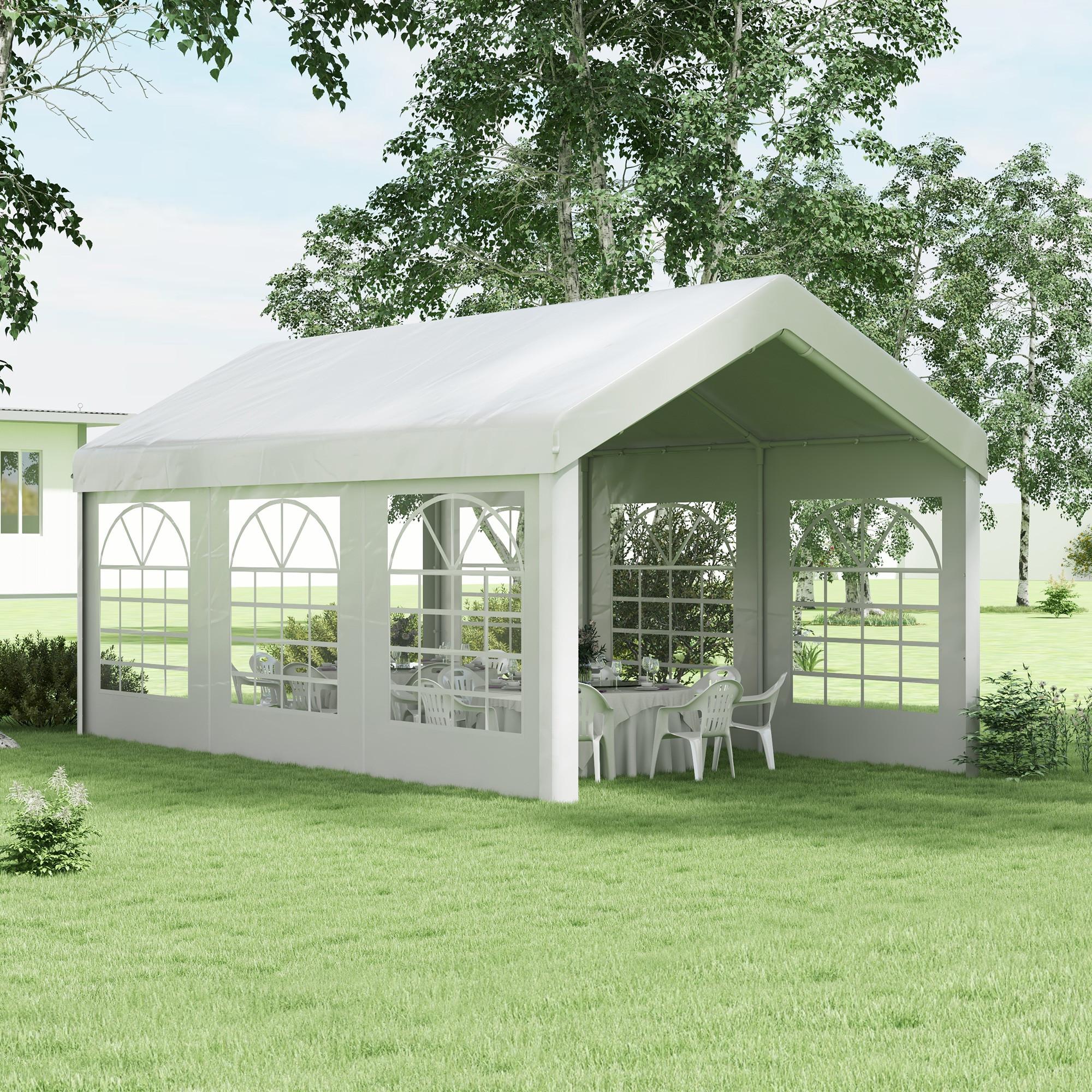 Outsunny Paroi latérale pour pavillon  