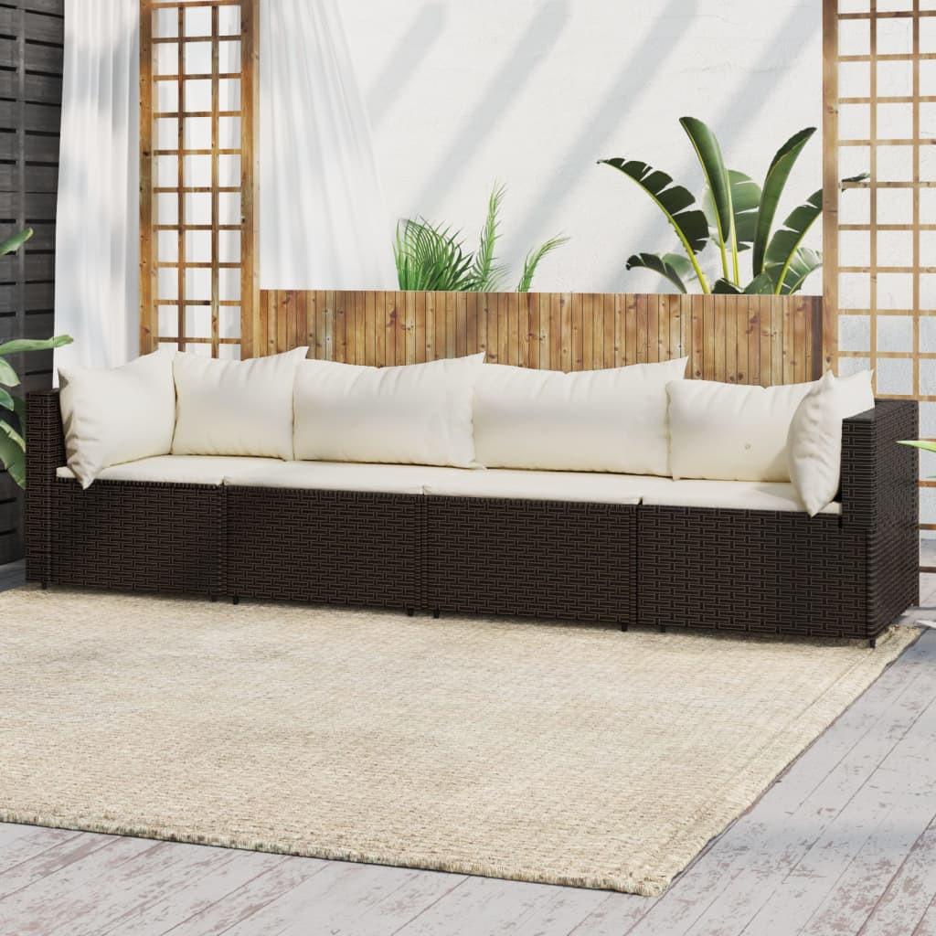 VidaXL Garten lounge set poly-rattan  