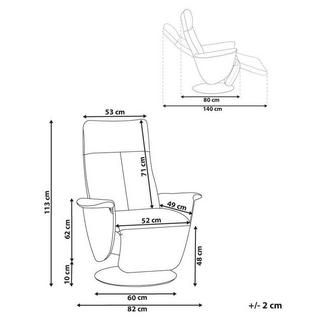 Beliani Sessel aus Polyester Modern PRIME  