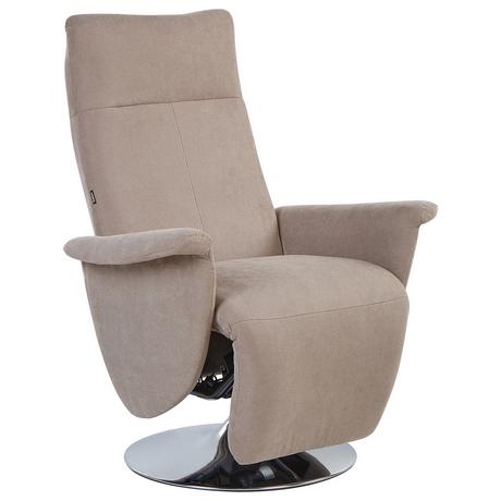 Beliani Fauteuil inclinable en Tissu Moderne PRIME  