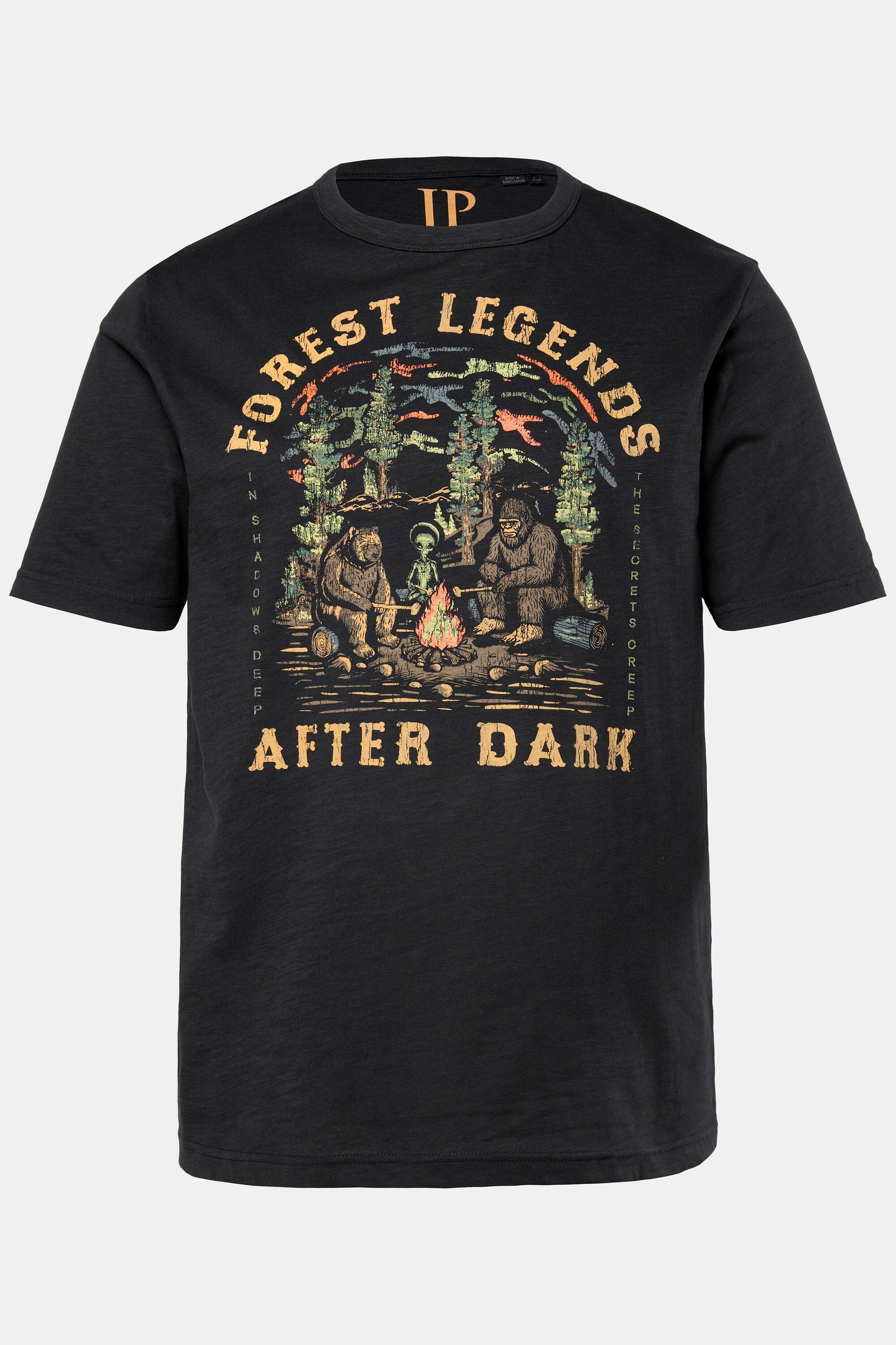 JP1880 Halbarm T-Shirt mit Brustprint  