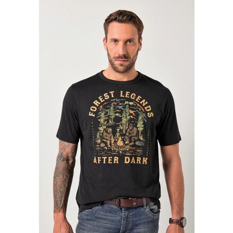 JP1880 Halbarm T-Shirt mit Brustprint  