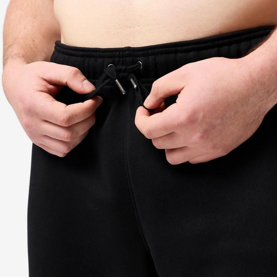 DOMYOS  Gerade atmungsaktive Baumwoll-Jogginghose , 