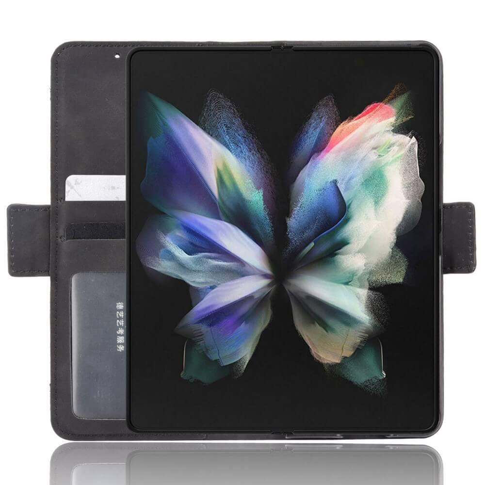 Cover-Discount  Galaxy Z Fold4 5G - Etui Mit Vielen Kartenfächer 