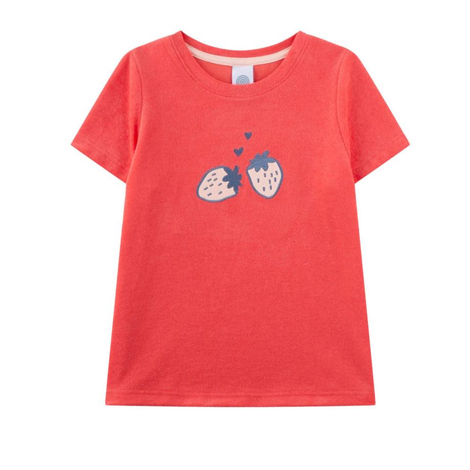 Sanetta  Pyjama  Bequem sitzend-Schlafanzug Erdbeeren Pyjama Kids 