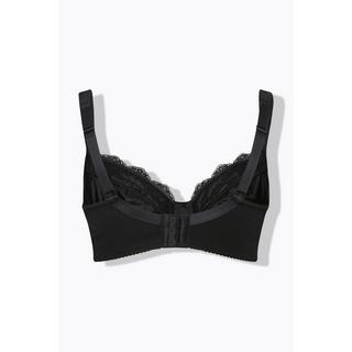 Ulla Popken Bügel-BH ohne Softcups Satin Spitze  