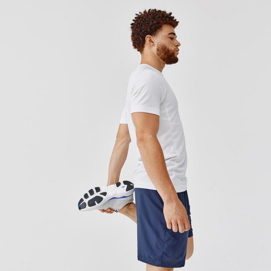 KALENJI  Laufshirt kurzarm atmungsaktiv Dry Herren weiss 