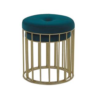 Beliani Set di 2 sgabelli en Velluto Glamour LUBBOCK  