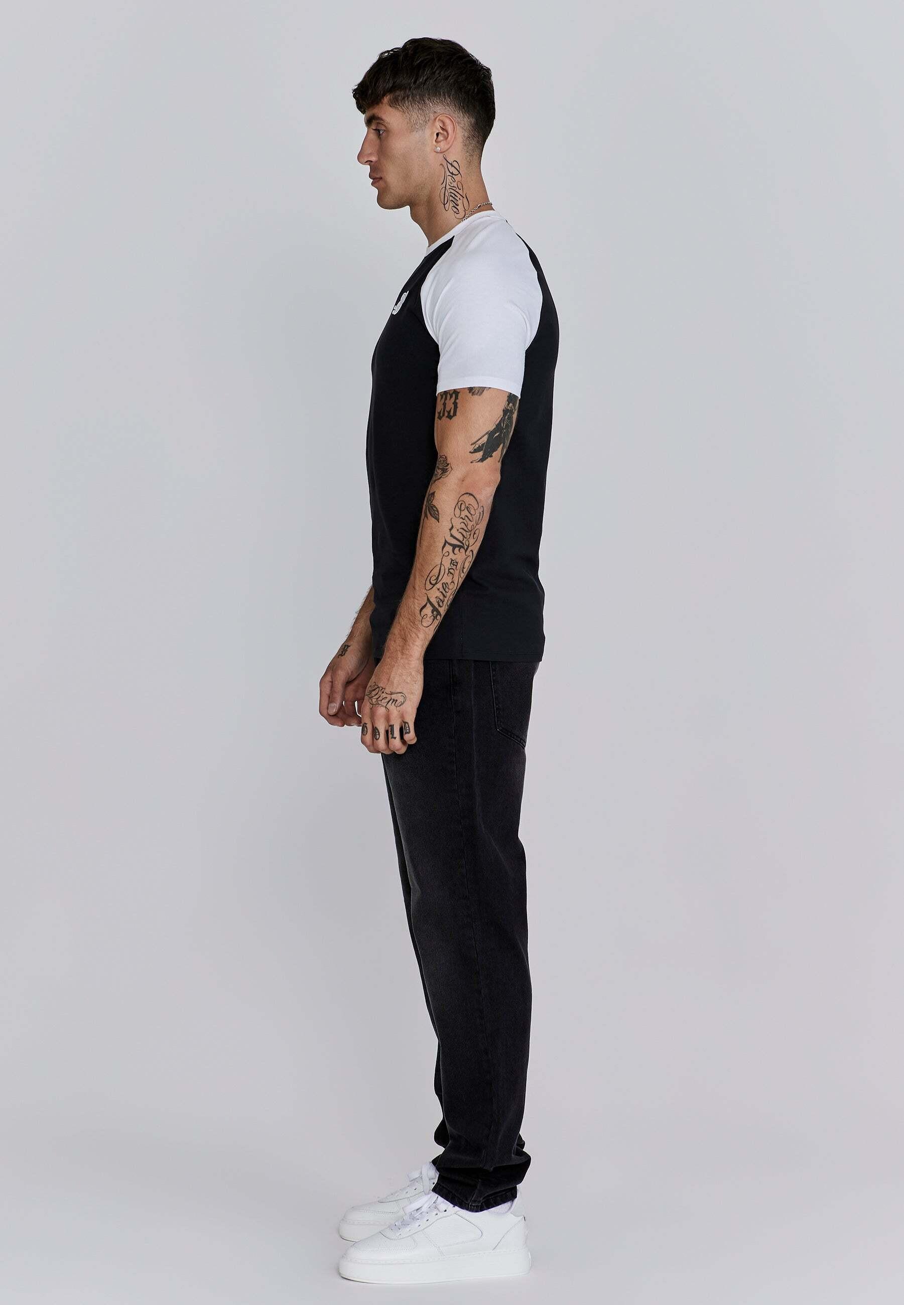 Sik Silk T-Shirt Maniche Raglan  