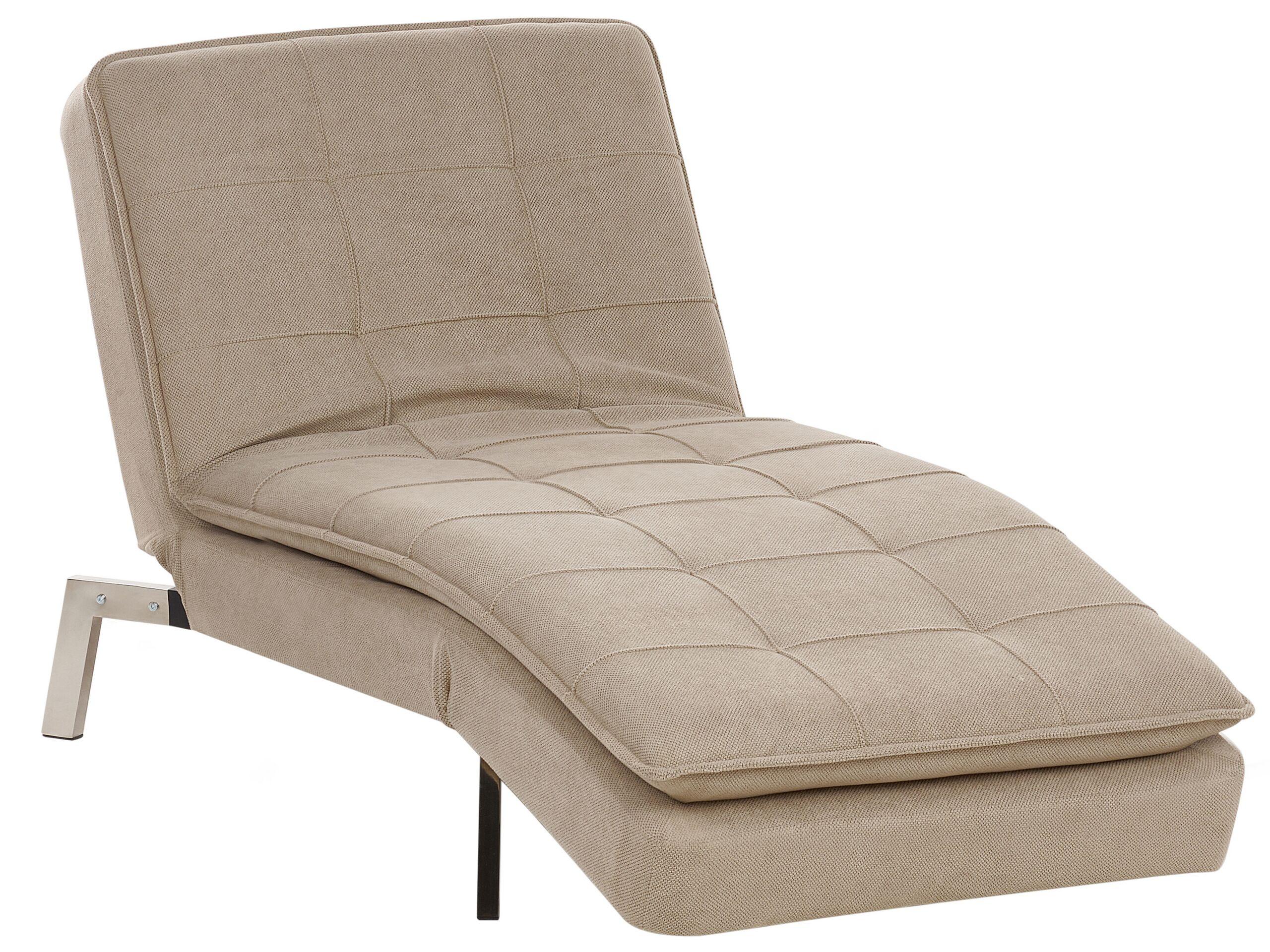 Beliani Chaiselongue aus Polyester Modern LOIRET  