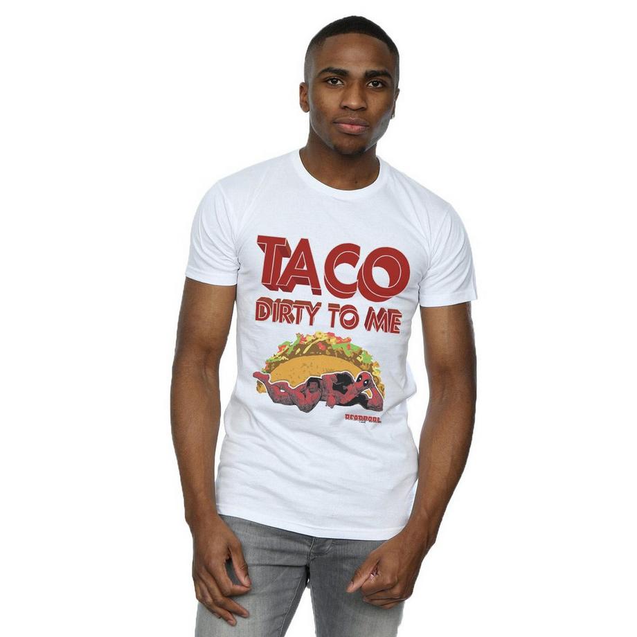 MARVEL Taco Dirty To Me Grafikdruck T-Shirt  