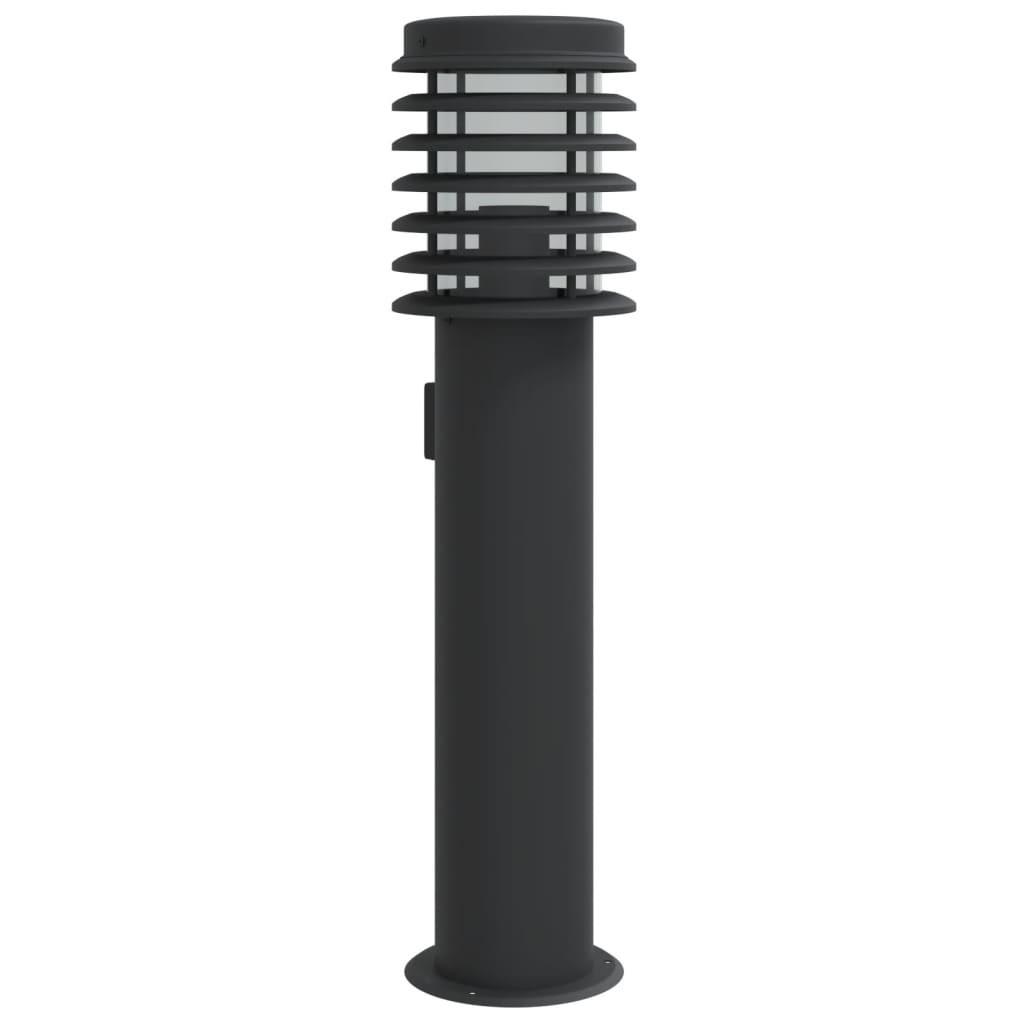 VidaXL Lampadaire d'extérieur acier inoxydable  