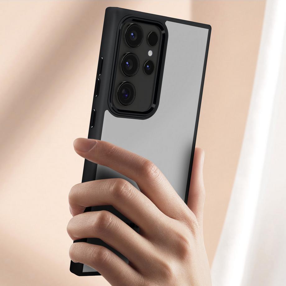 Avizar  Coque Samsung S24 Ultra Noir Translucide 