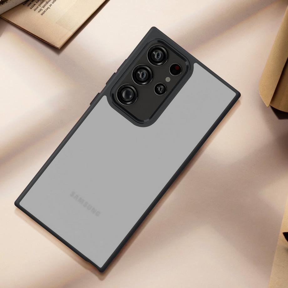 Avizar  Coque Samsung S24 Ultra Noir Translucide 