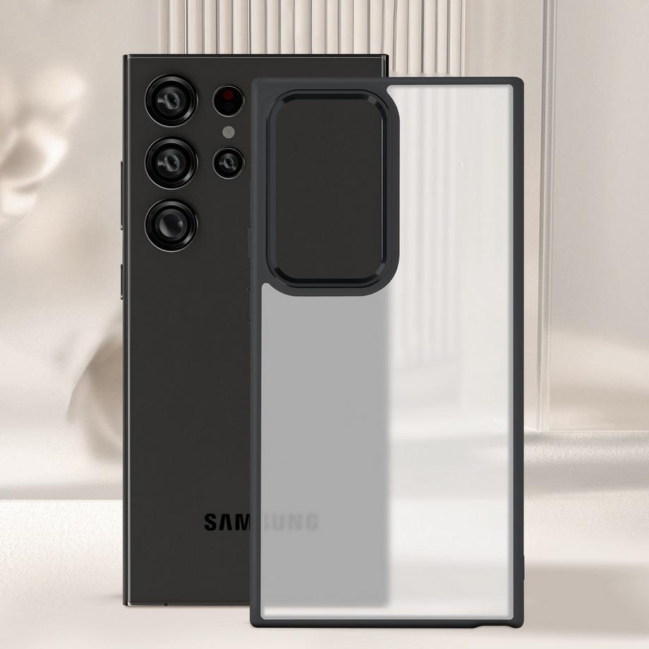 Avizar  Coque Samsung S24 Ultra Noir Translucide 