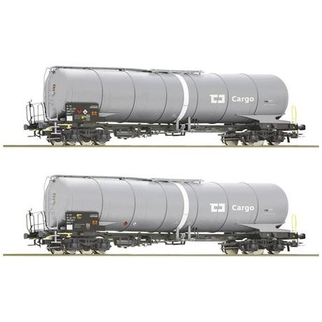 Roco  Lot de 2 wagons-citernes H0 CD 