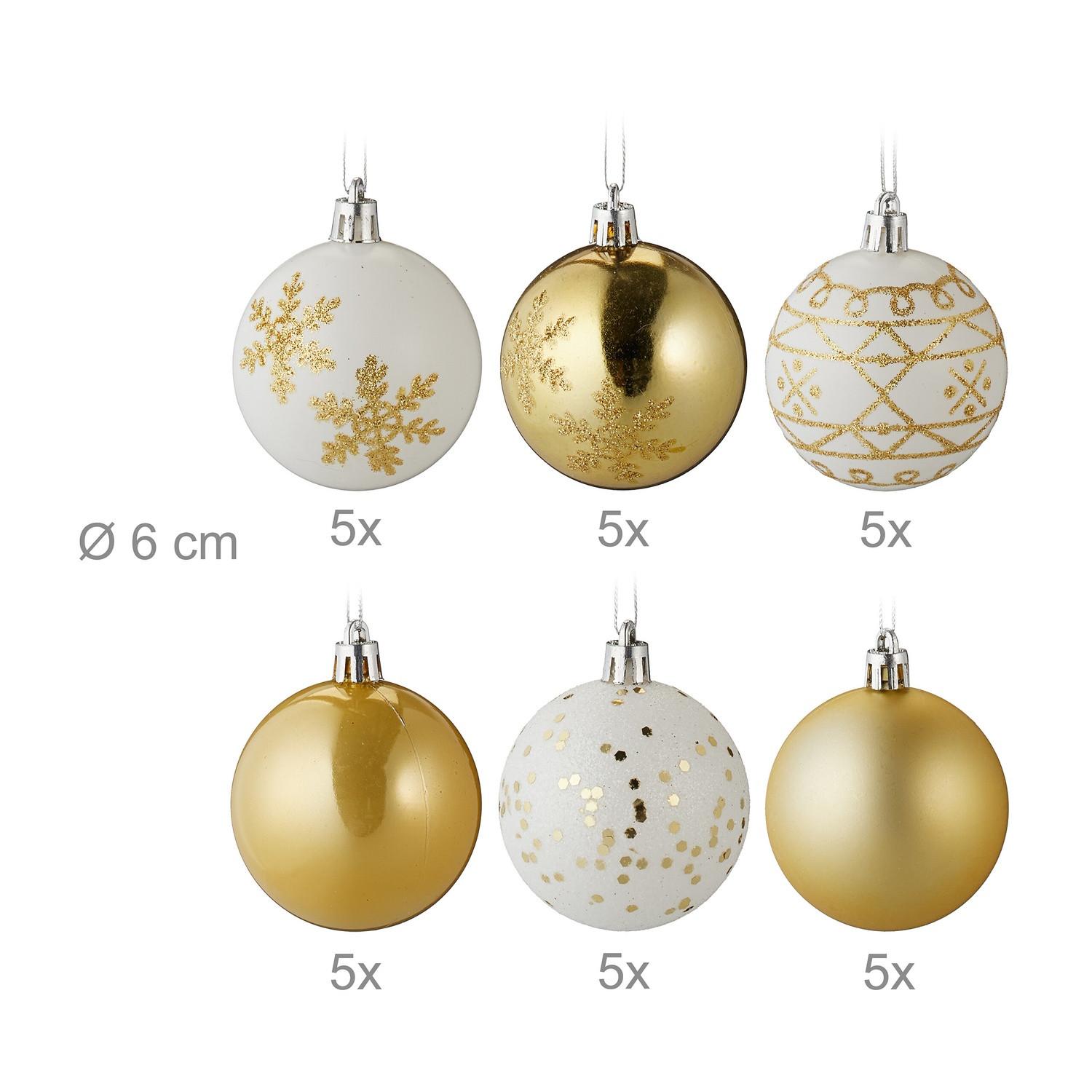 Northix Christbaumkugeln Set - 30  