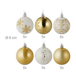 Northix Christbaumkugeln Set - 30  