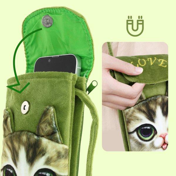 Avizar  Pochette telefono design gatto buffo 