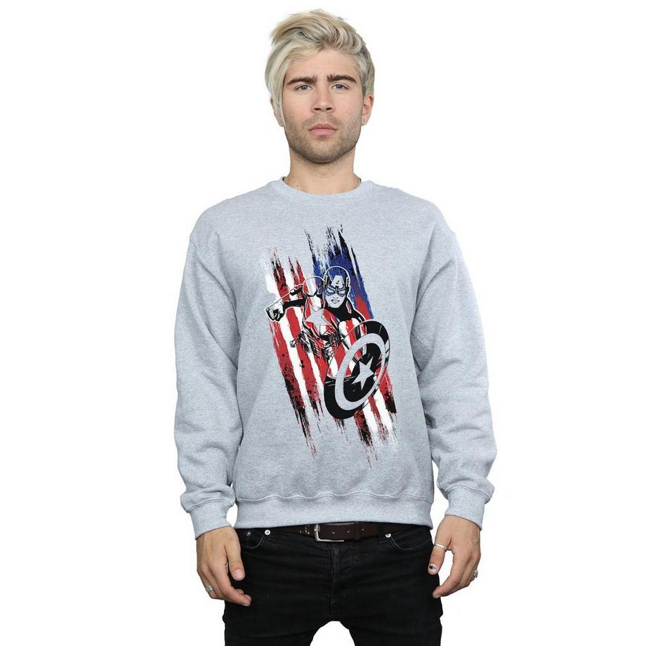 MARVEL Avengers Captain America Felpa Grafica  