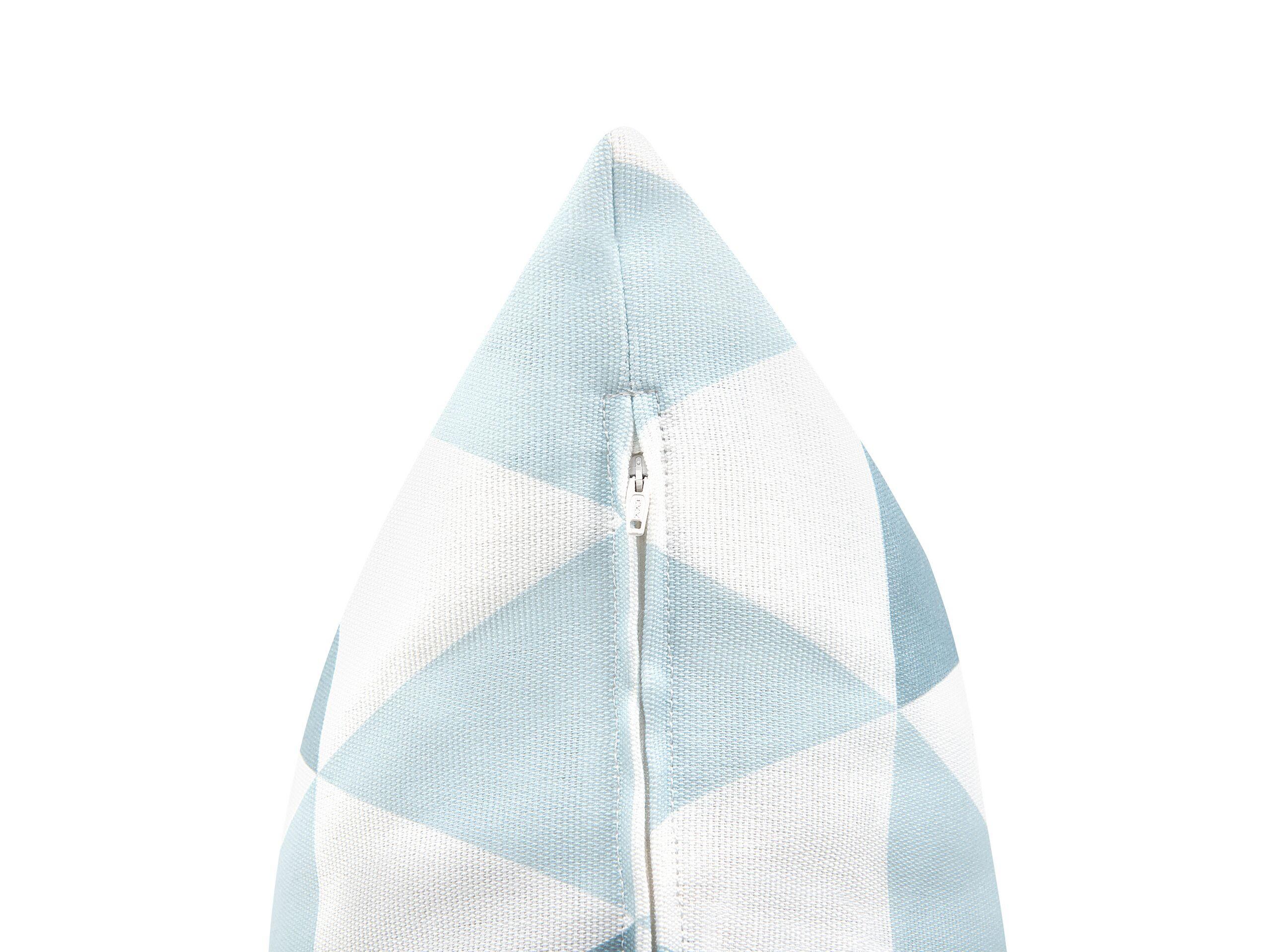 Beliani Gartenkissen 2er Set aus Polyester Modern TRIFOS  