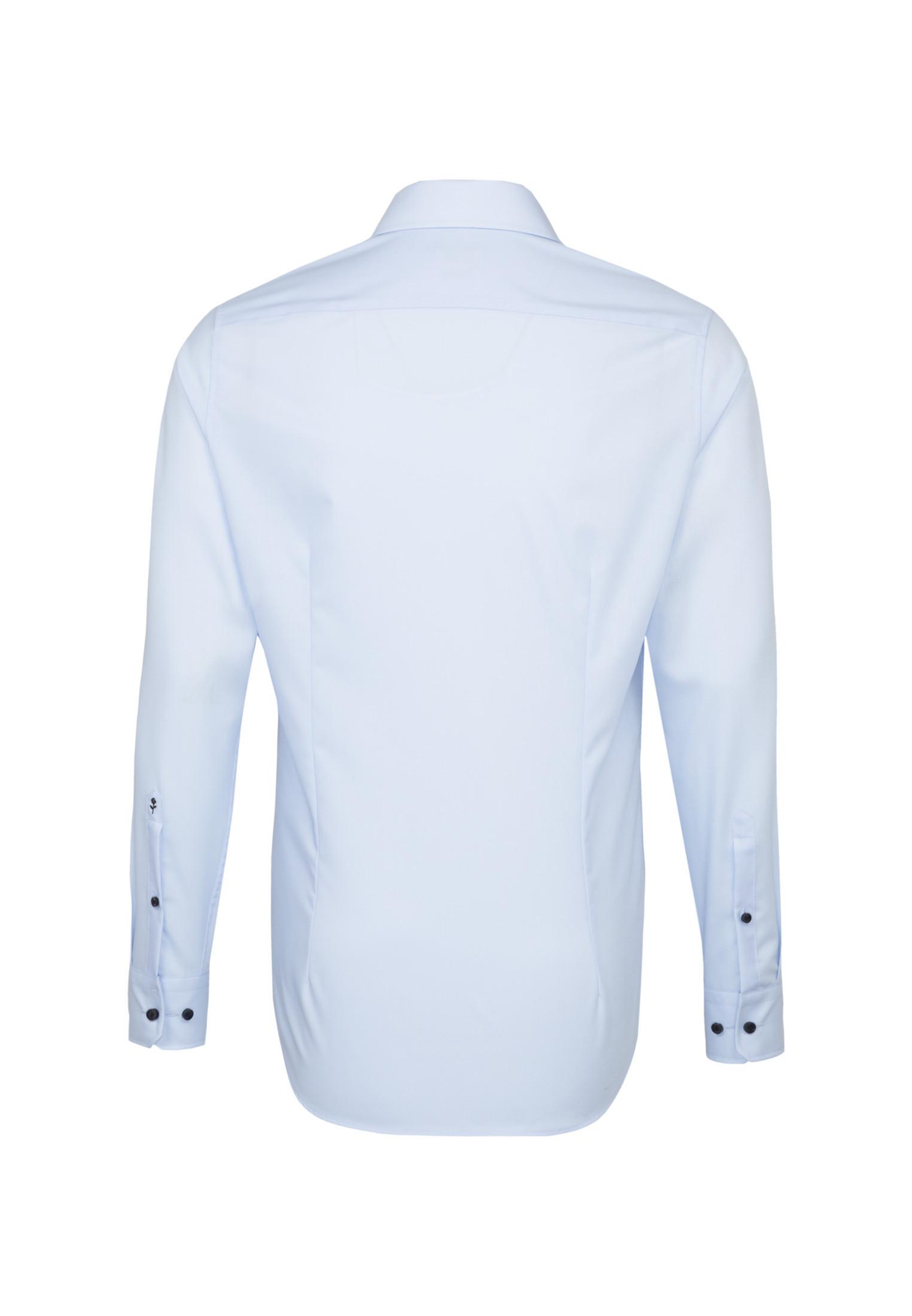 Seidensticker  Business Hemd Shaped Fit Extra langer Arm Uni 