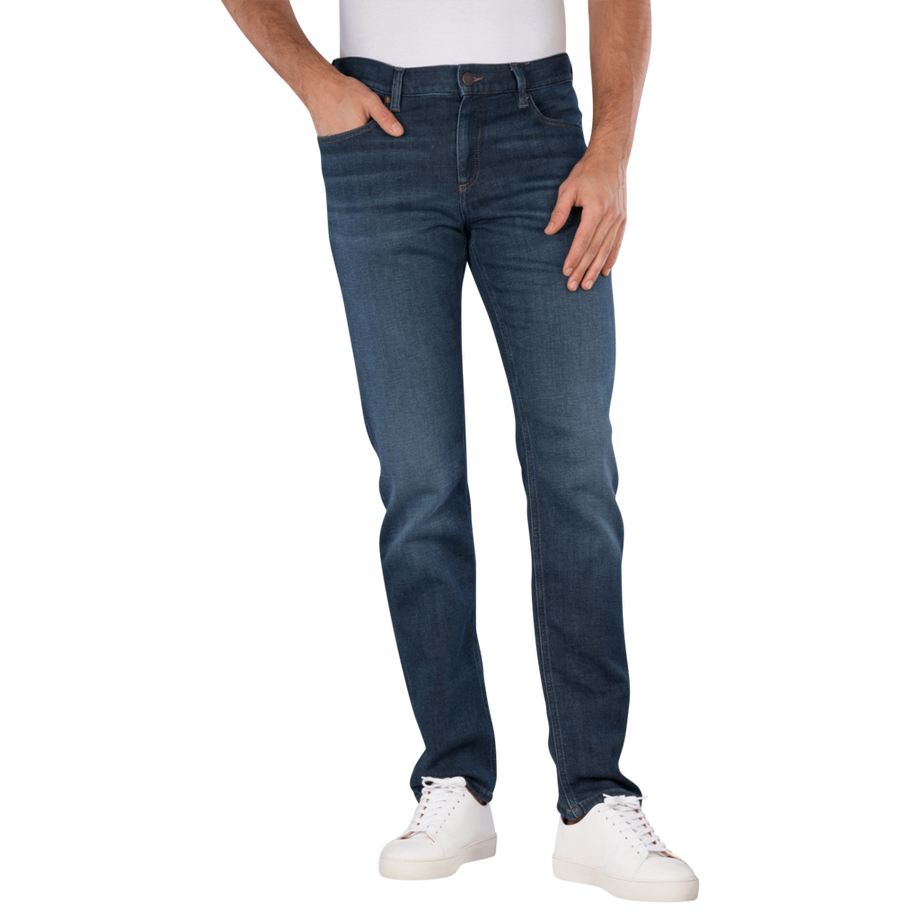 Pipe Jeans Regular Fit Jersey Denim