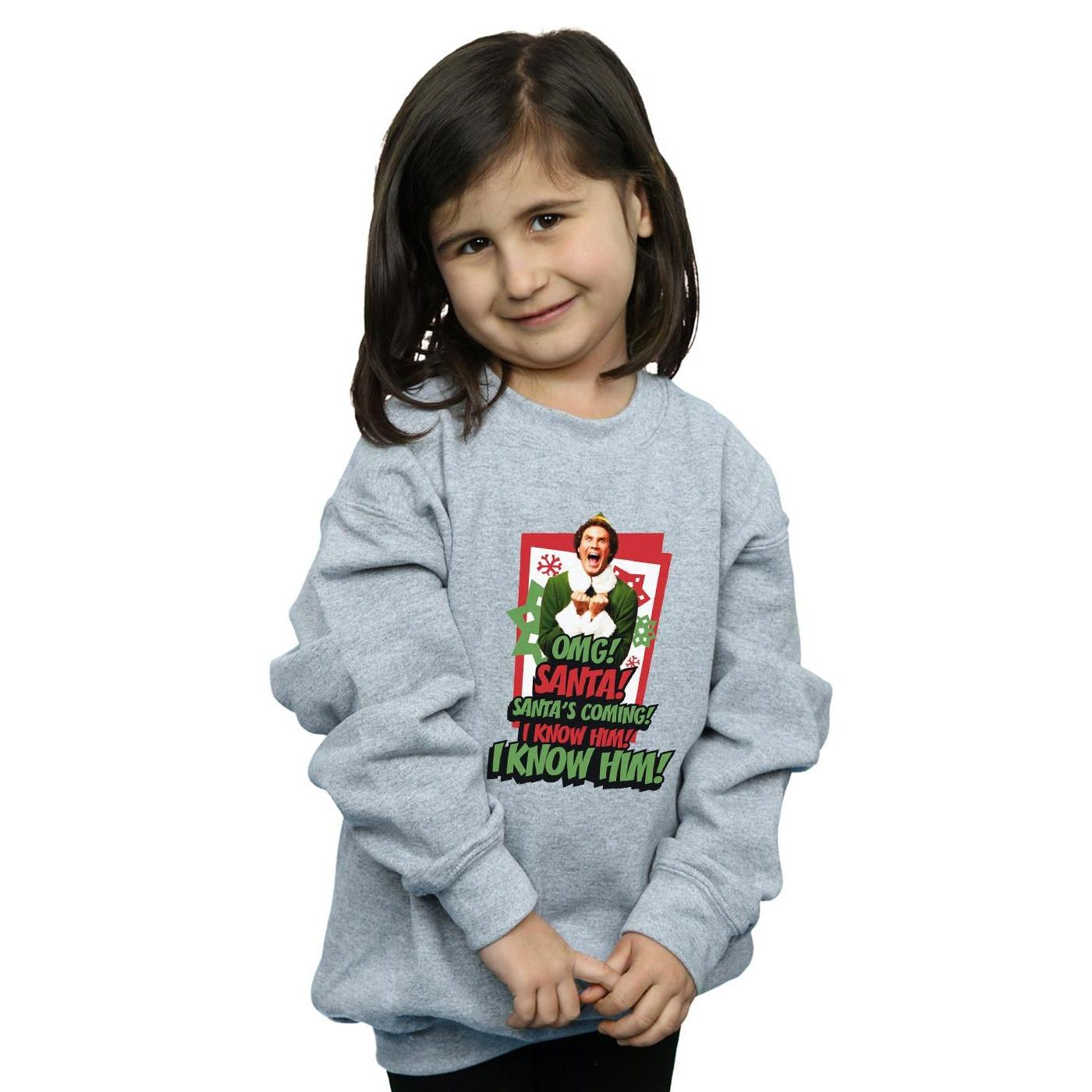 Elf  OMG Santa Sweatshirt 