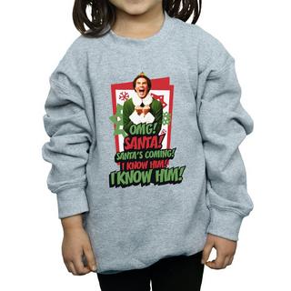 Elf  OMG Santa Sweatshirt 