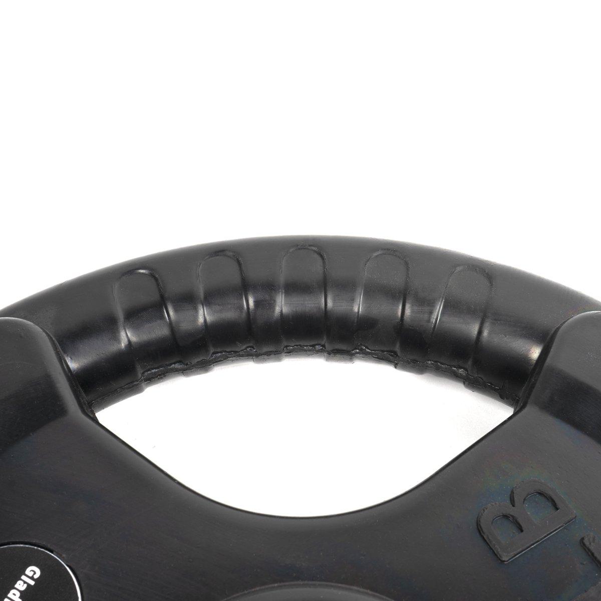 GladiatorFit  Disco con impugnature in gomma "Bumper Plate" Ø 51 mm GladiatorFit 