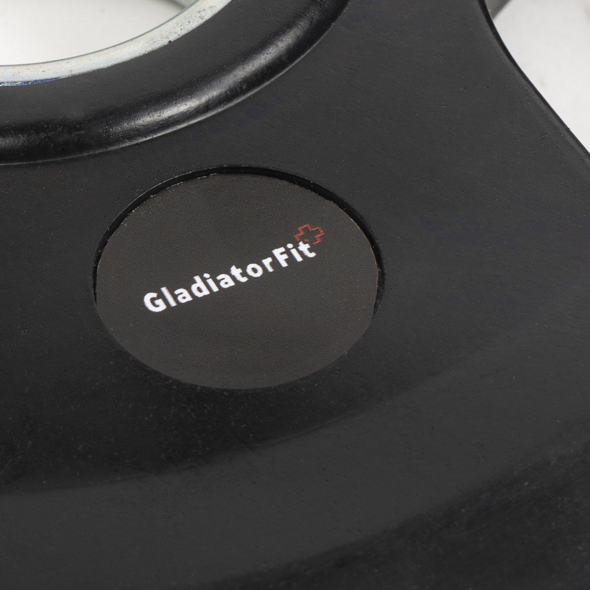 GladiatorFit  Disco con impugnature in gomma "Bumper Plate" Ø 51 mm GladiatorFit 