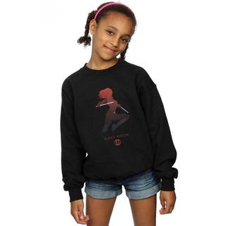 MARVEL  Black Widow Silhouette Sweatshirt 