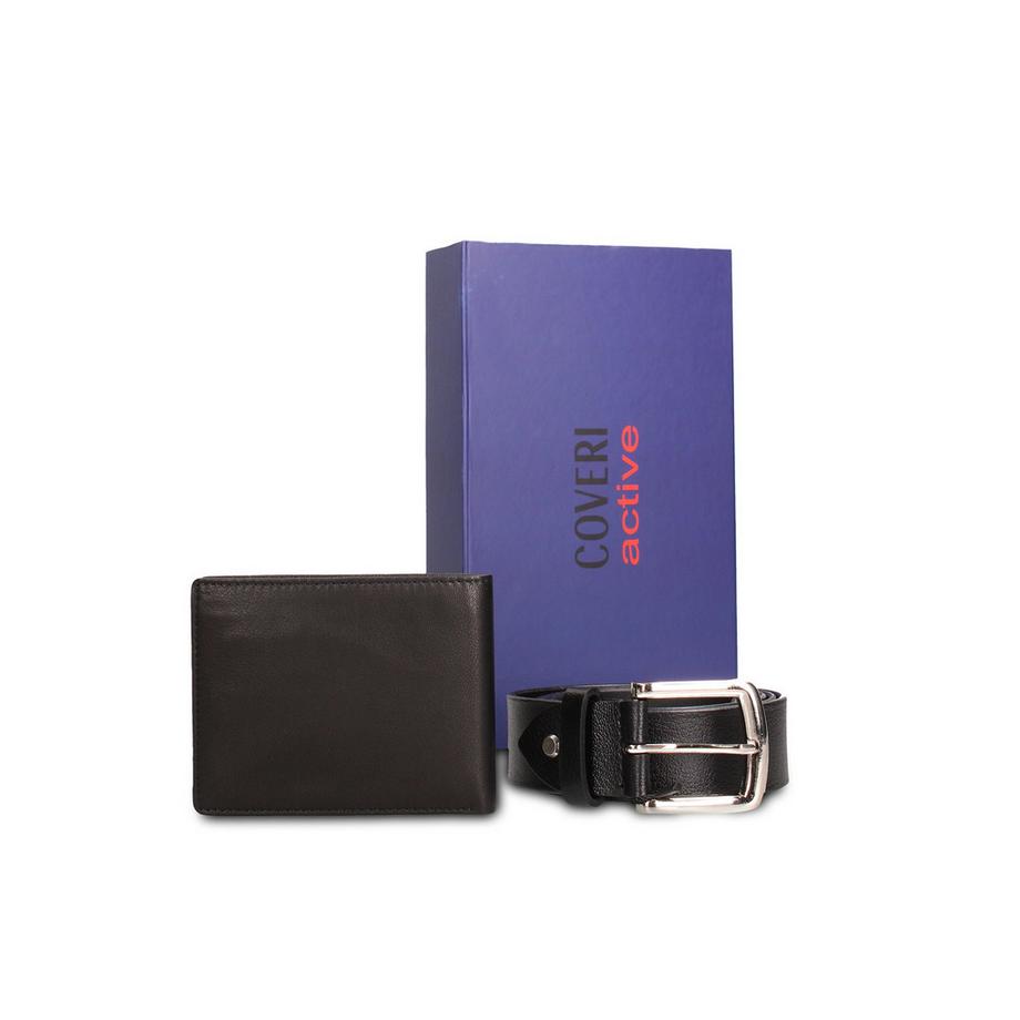 Enrico Coveri Geldbörsen- und Gürtel-Set  