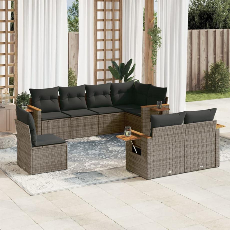 VidaXL Garten sofagarnitur poly-rattan  