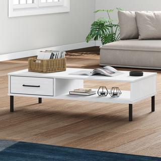 VidaXL Table basse bois de pin  