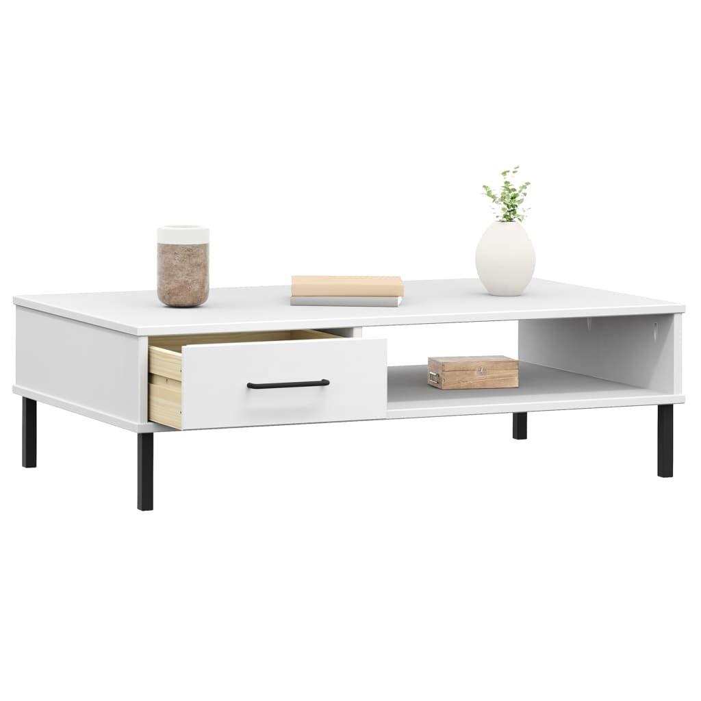 VidaXL Table basse bois de pin  