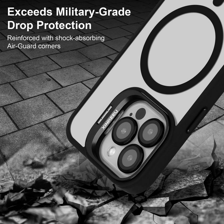 Cadorabo  iPhone 15 PRO MAX Hülle Magsafe kompatibel inkl. Kameralinsen Schutz 