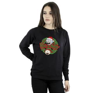 Rick And Morty Rick and Morty Sweatshirt Couronne de Noël  