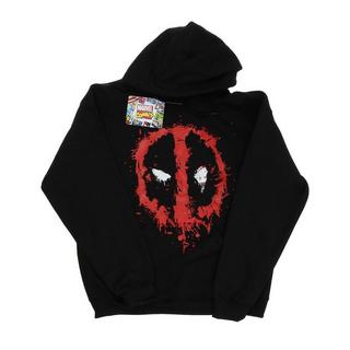 Deadpool Splatter Logo Hoodie  