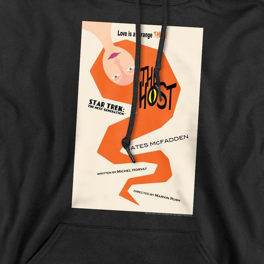 Star Trek The Next Generation Season 4 Episode 23 Felpa con cappuccio  